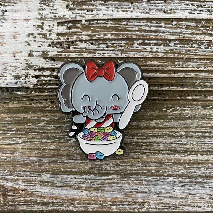 Hamimo Cereal Vänner Elphie Klappar Emaljstift för wholesale av Hamimo Small Things