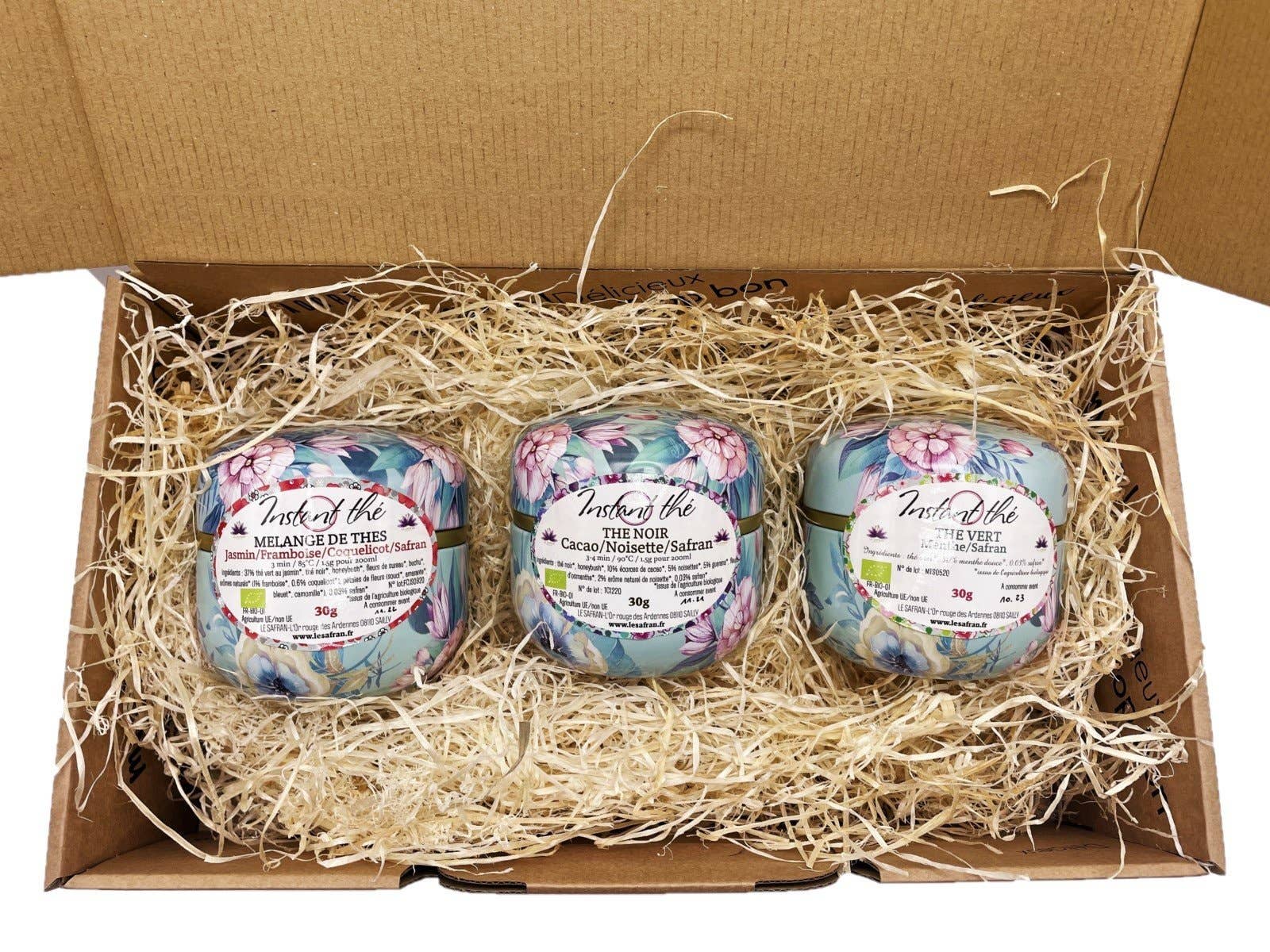 Le Safran - Wholesale Tea Bags - Set of three saffron teas1