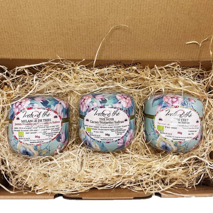 Le Safran - Wholesale Tea Bags - Set of three saffron teas1