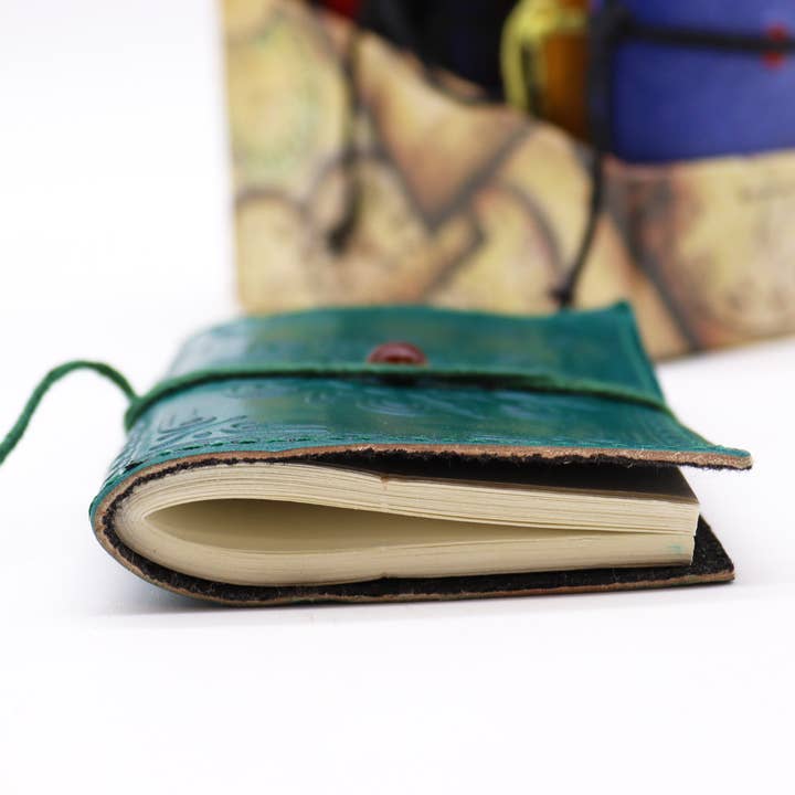 Ancient Wisdom - Wholesale Notebook - Assorted Gemstone Charkra Notebooks 9x13cm (display pack)3