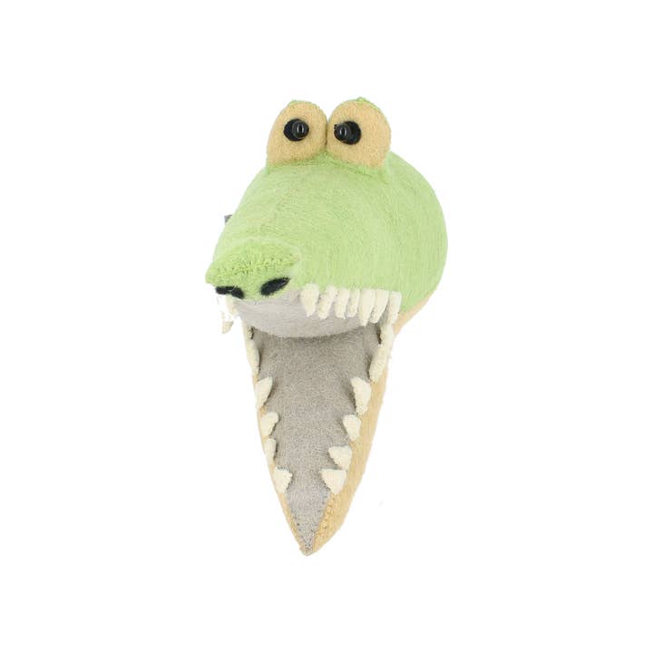 Fiona Walker England - Wholesale Wall Decor - Kids & Baby - Mini Crocodile Head - Kids Room Décor - Noah's Ark1