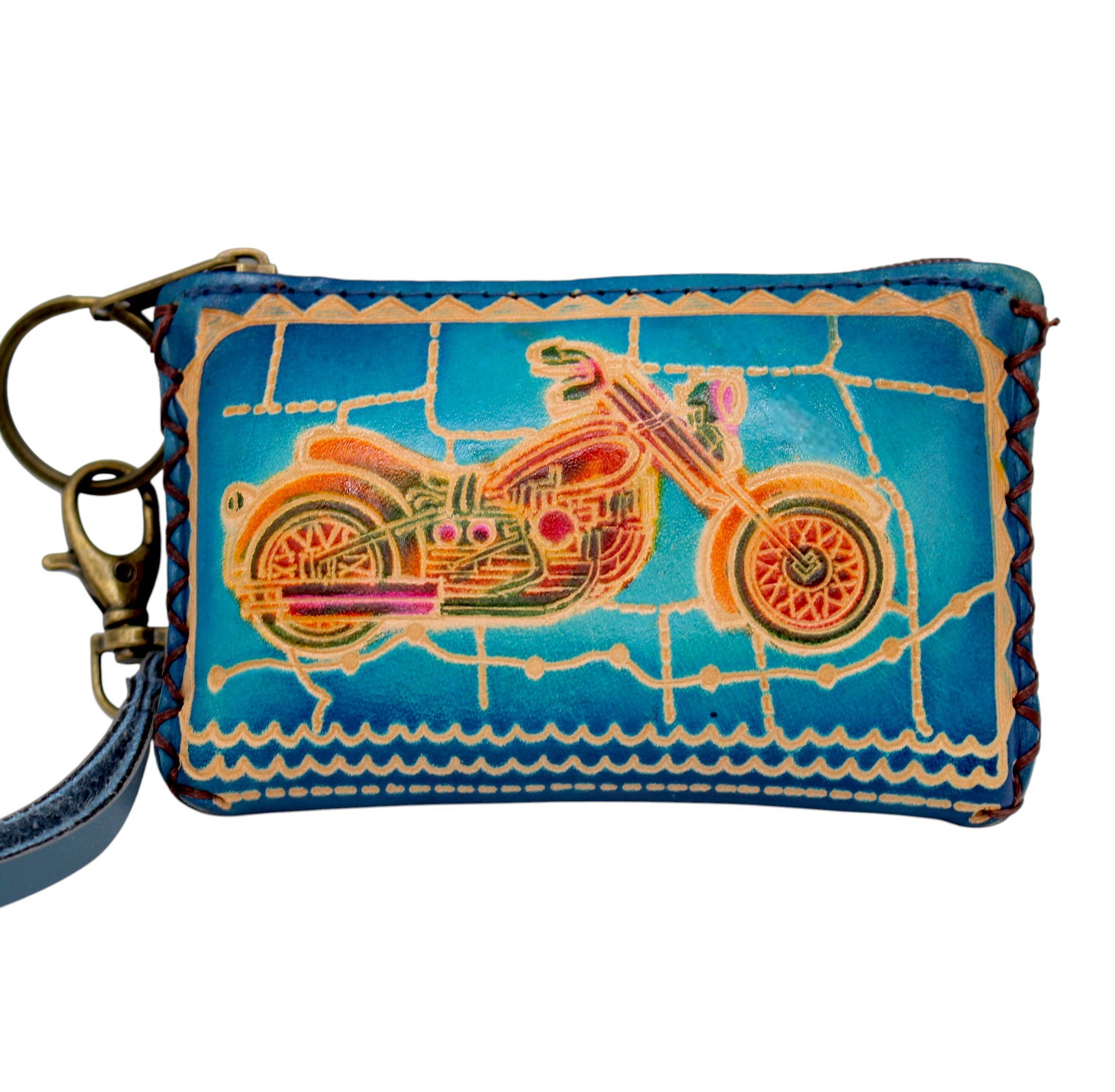 Sunflower Handmade leather inc - Wholesale Coin Purse - Women's - Handmade leather Route66 coin purse wallet4