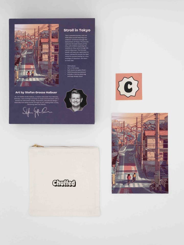 Stroll in Tokyo - Puzzle da 1000 pezzi per la vendita all'ingrosso da parte di Chuffed, LLC