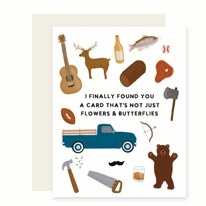 Slightly Stationery – Großhandel Liebeskarte – Keine Blumen und Schmetterlinge