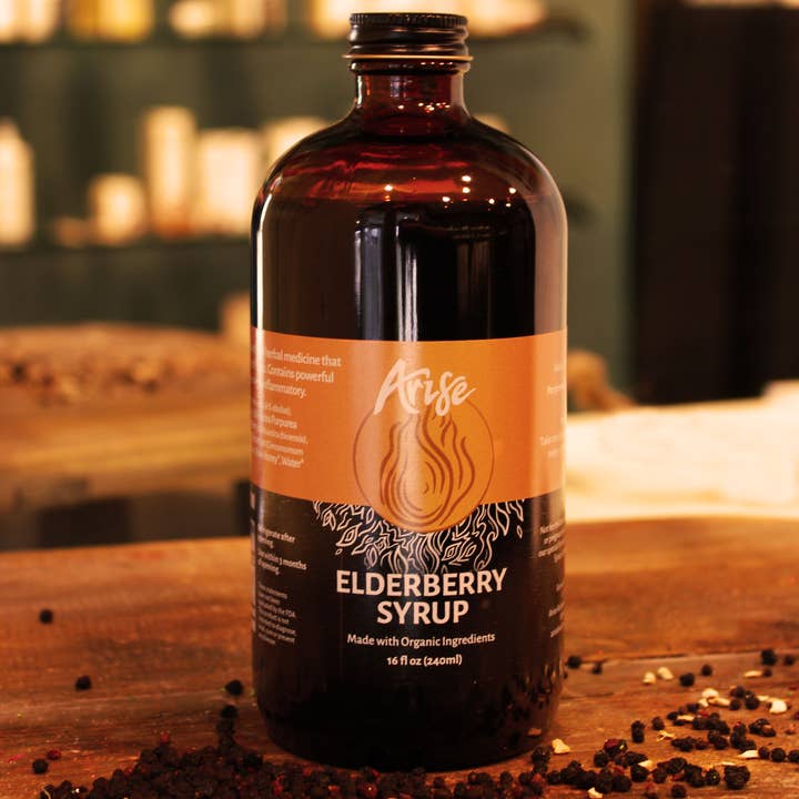 Sirop de sureau pour la vente par Arise Balanced Wellness