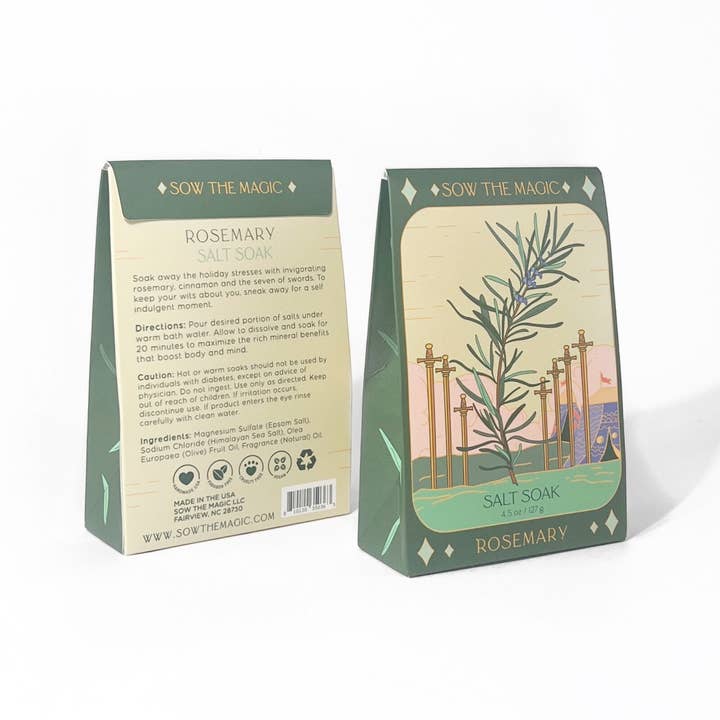 Sow the Magic - Wholesale Bath Salts - Rosemary Tarot Salt Soak3