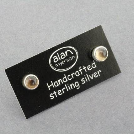 Makers & Providers - Wholesale Stud/post earrings - Smoky Quartz Stud2