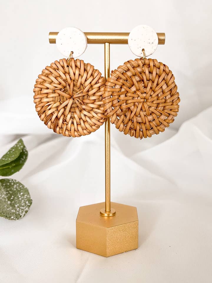 Circle Rattan for wholesale by Wildflower Clay Designs