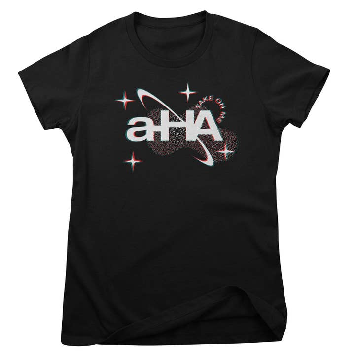 A-Ha Glitch Logo Girly Tee for wholesale by Hybris Production AB