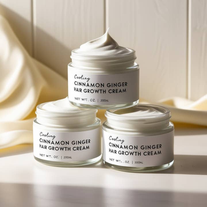 Beautique Goals - Wholesale Scalp/Hair Treatment - Cooling Cinnamon Ginger Hair Growth Cream