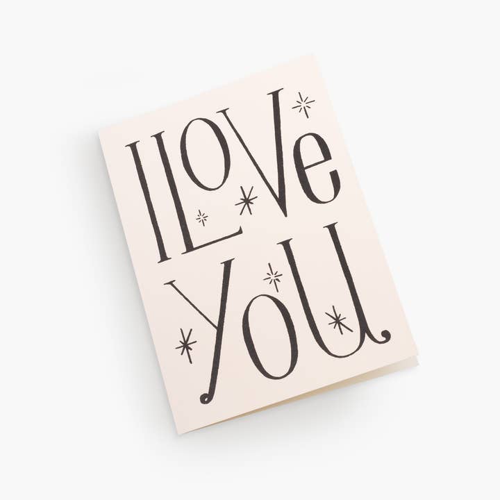 Day One Paper Co. - Wholesale Love Card - Love Card "I Love You"1