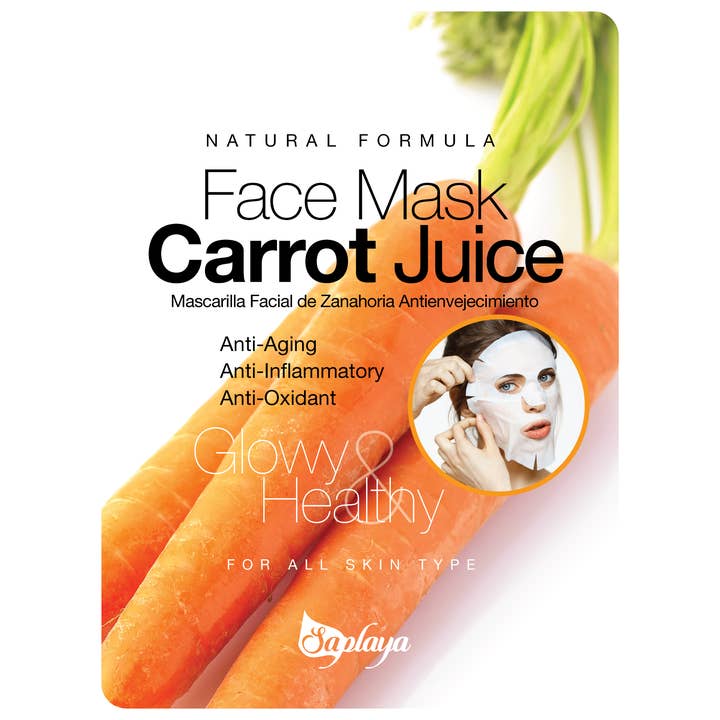 Carrot Face Mask for wholesale by SM Beauty LLC