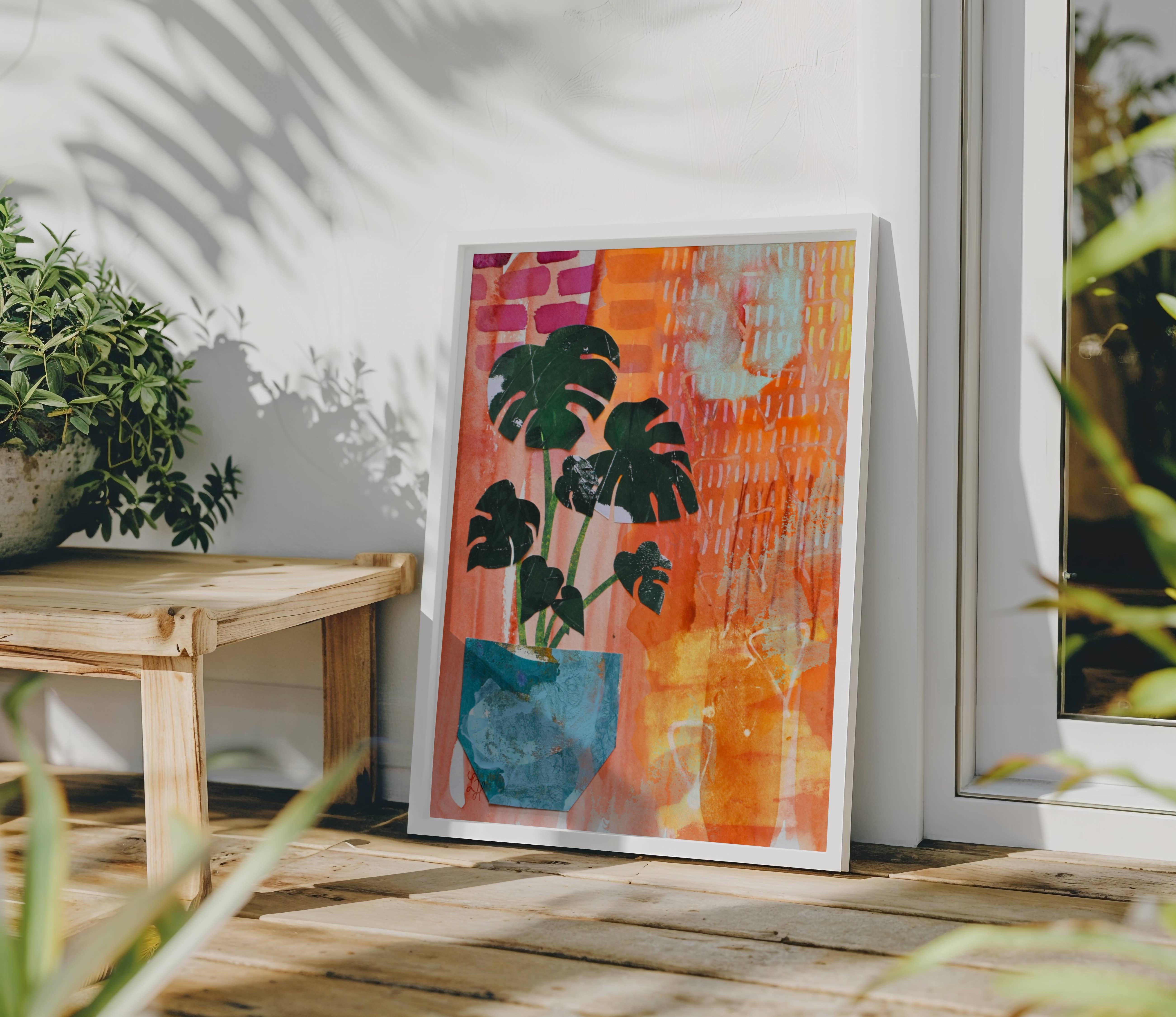 LinHopArt - Wholesale Art Print - Monstera Plant- Fine Art Print 1