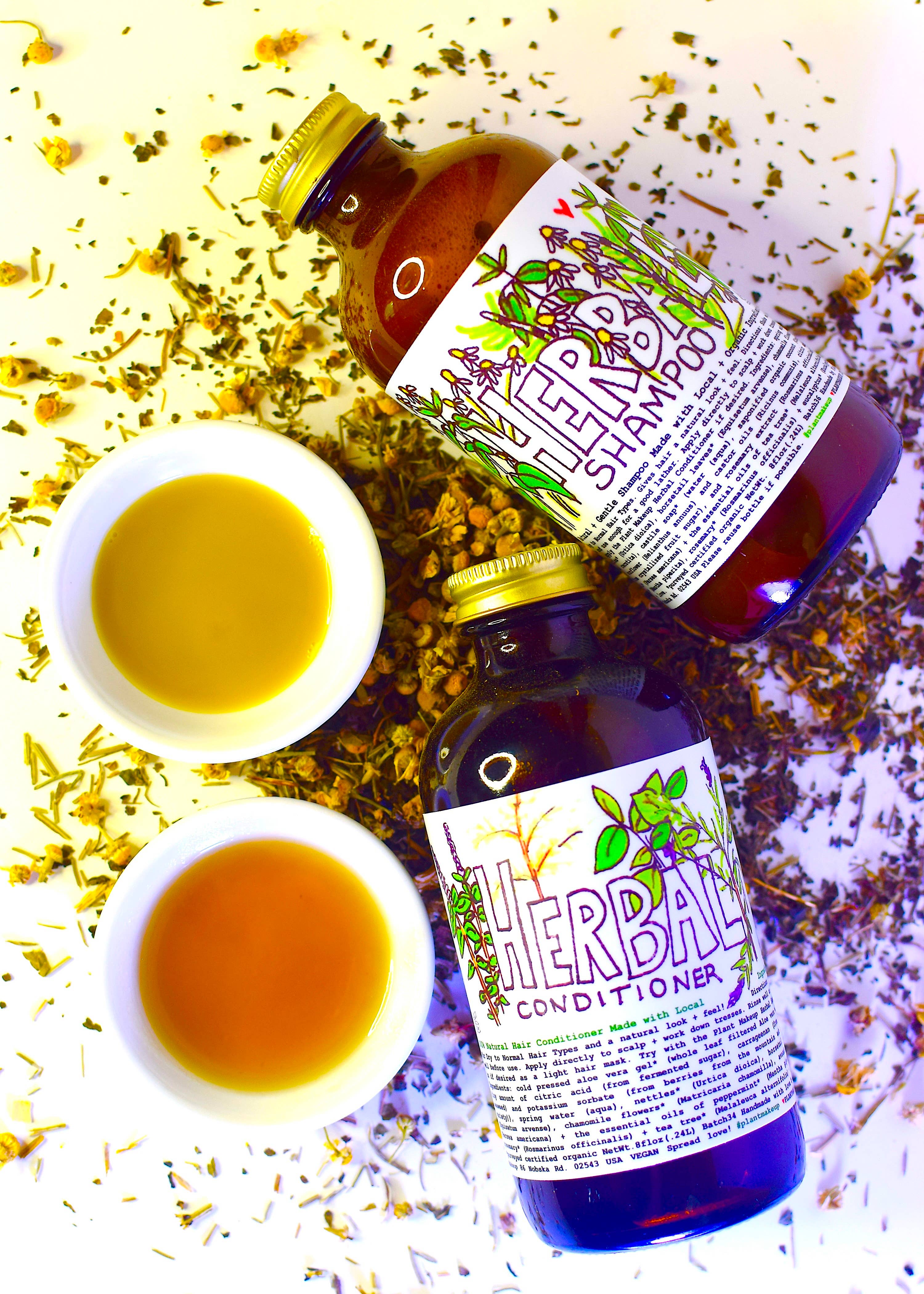 Plant Makeup - Vente Après-shampoing - Après-shampooing herbal naturel pour cheveux secs à normaux5