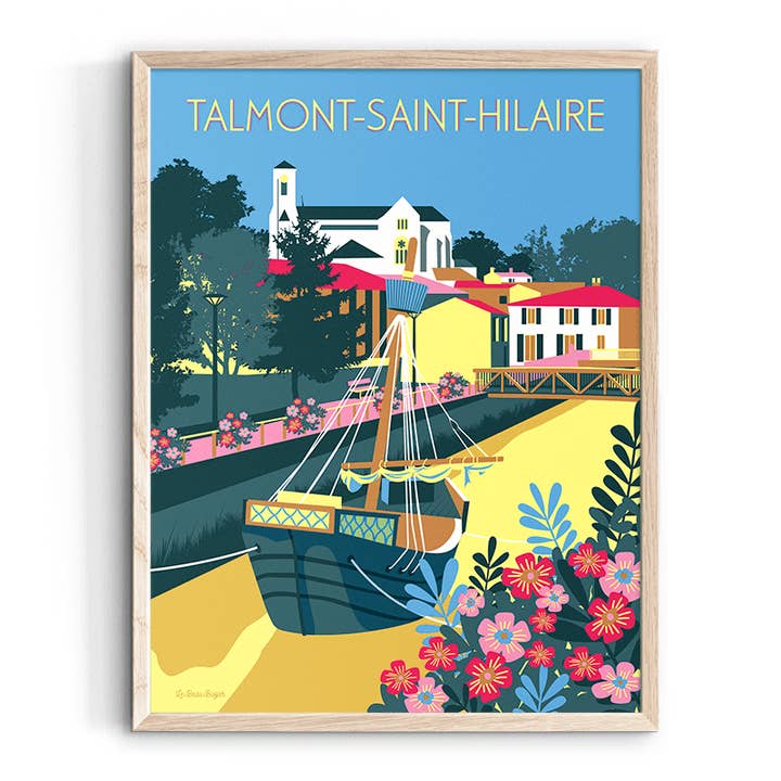 Exibir TALMONT-SAINT-HILAIRE Centro da cidade por atacado de Le Beau Bazar