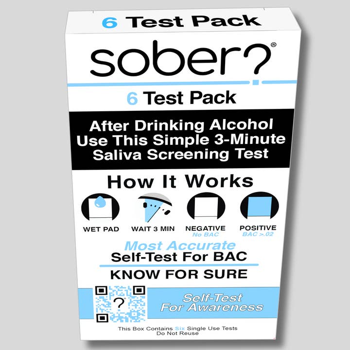Sober Self-Test - Venta al por mayor Estantes de exposición de minoristas - Belleza y bienestar - Prueba de Sobriedad - Tiras de Prueba de Alcohol | Sober SD 63