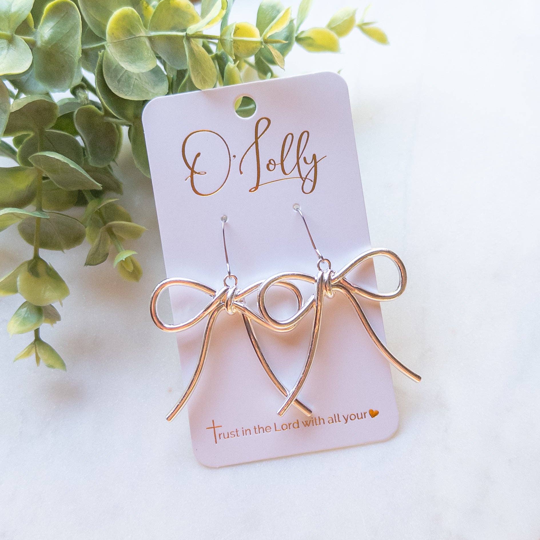 O’Lolly Jewelry - Wholesale Dangle Earrings - Simple Silver Style 60