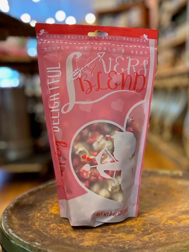 Lover's Blend Popcorn for wholesale by Simply Delightful