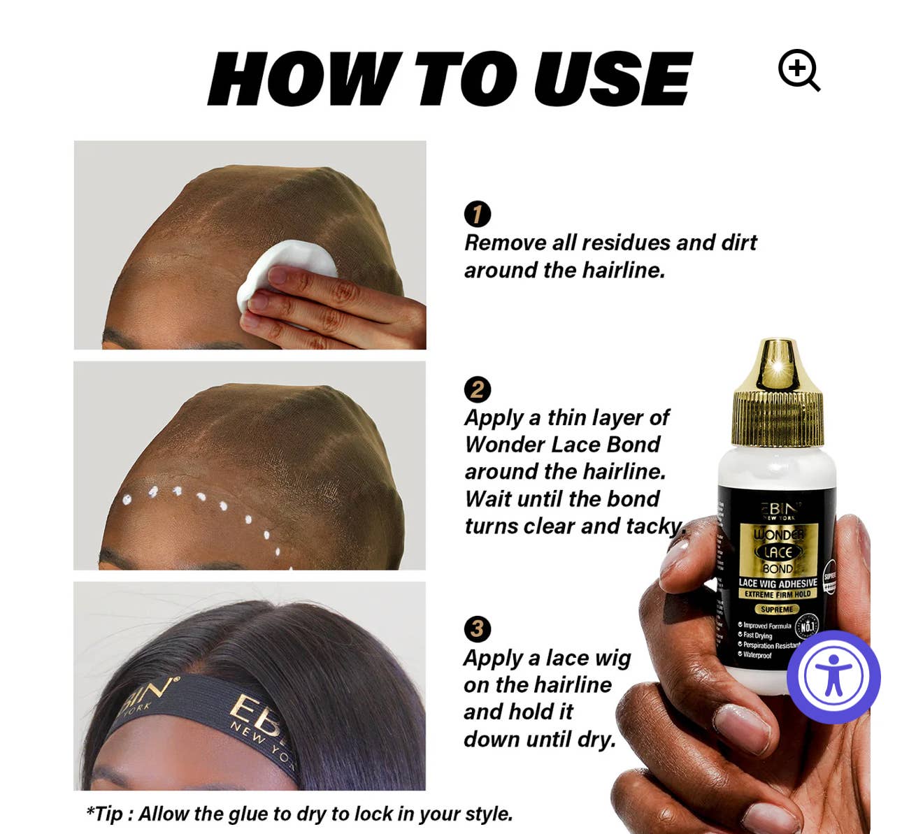 GIFTHAIRS BEAUTY STORE – wholesale Hair spray – WONDER LACE BOND LACE WIG ADHESIVE3