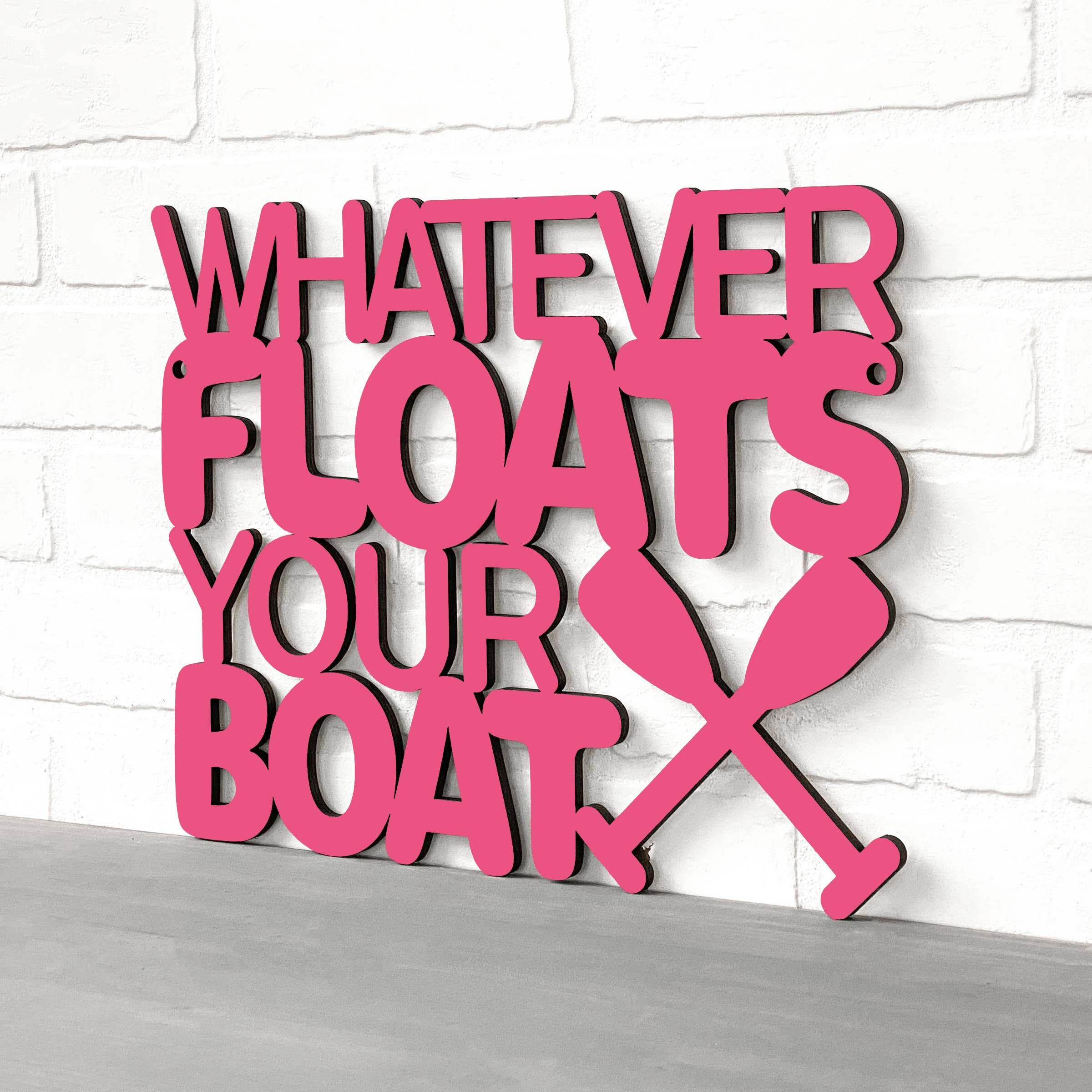 Spunky Fluff - Wholesale Sign - Whatever Floats Your Boat Cute Wood Lake House Decor15