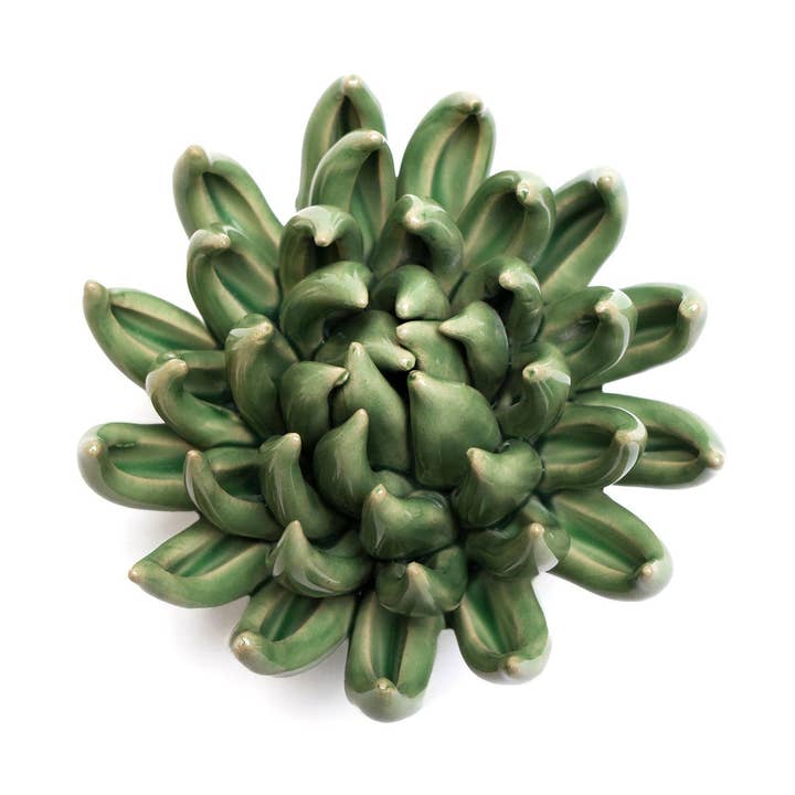 Flores de Cerâmica Vintage - Presente Artesanal em Caixa Suculenta de Jade por atacado de Chive EU