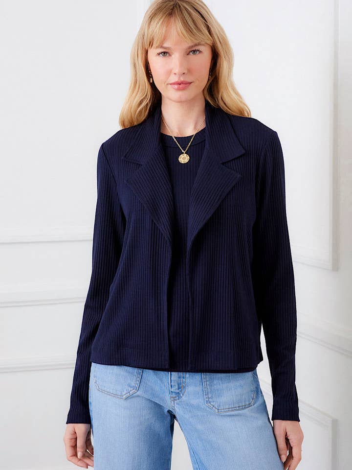 Ribbed Jacket for wholesale by Karen Kane