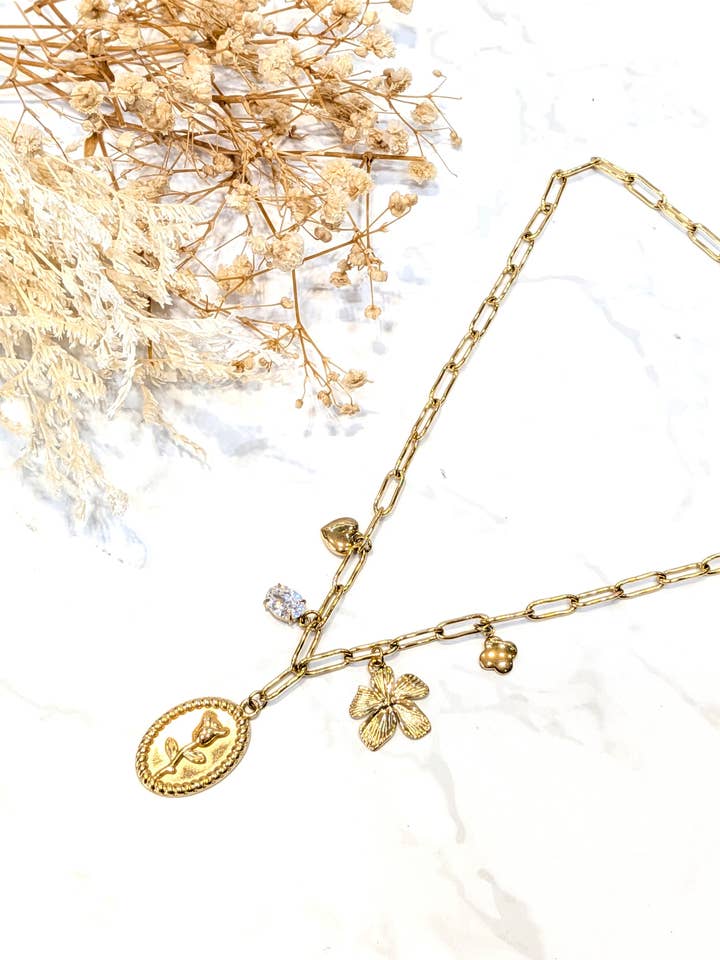 Lamballou stainless steel necklaces for wholesale by LOLO & YAYA