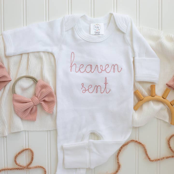 Wonderfully Made - Wholesale Jumpsuit - Baby - Baby Girl Romper | Heaven Sent Pink2