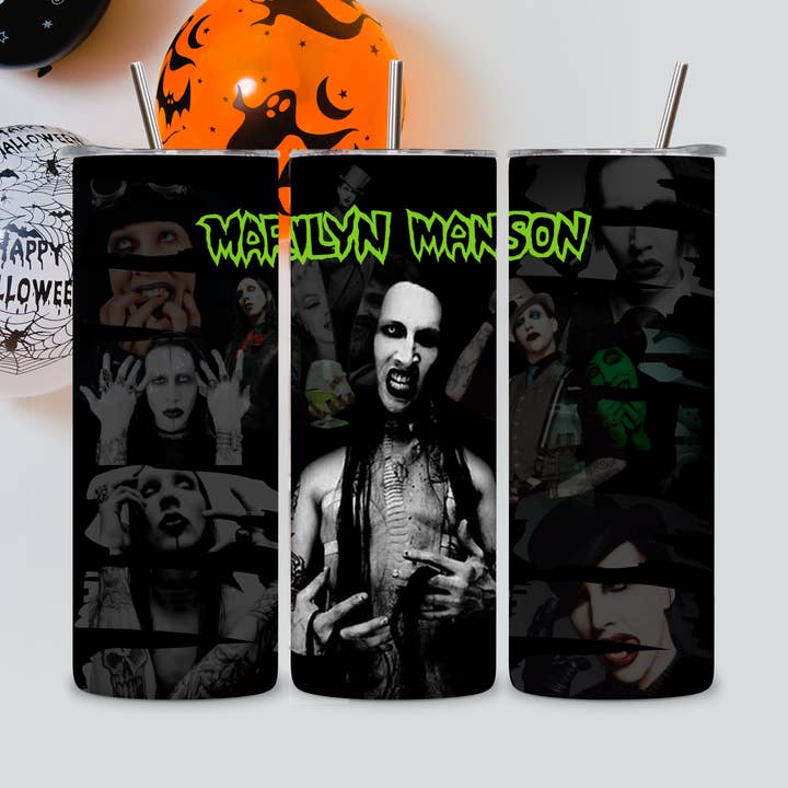 Graveyard Offerings - Wholesale Insulated Mug/Tumbler - Marilyn Manson Tumbler