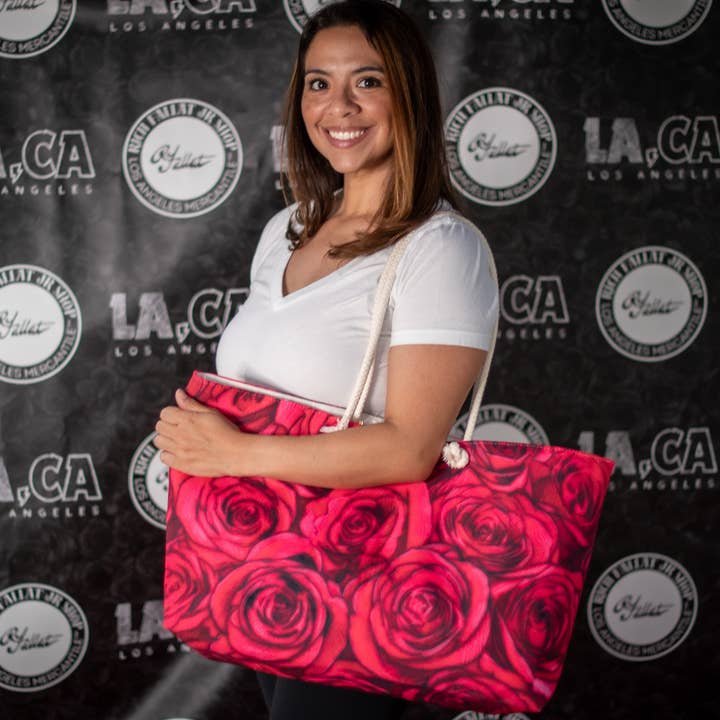 Rose Weekender Bag for wholesale by Los Angeles Mercantile™