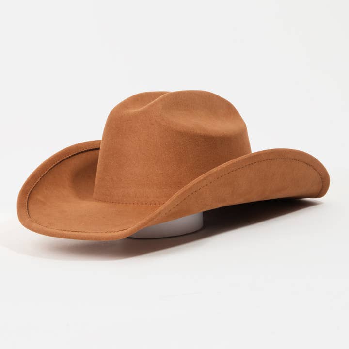 Collections by Fame Accessories - Wholesale Fedora – Women’s - Solid Color Western Cowboy Hat7