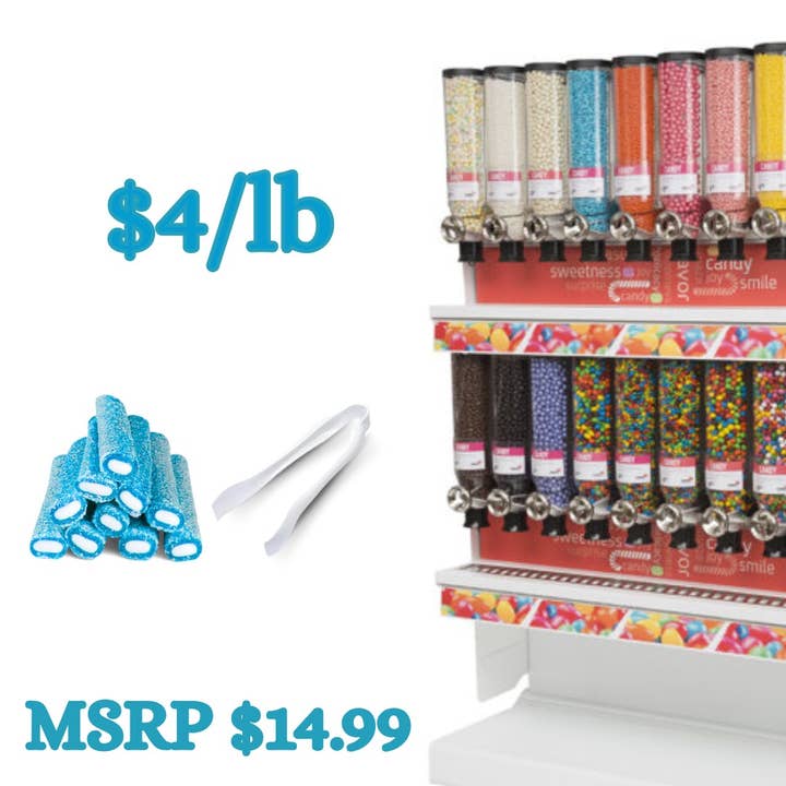 Bulk Candy Ropes - Blue Raspberry for wholesale by Trend Zone