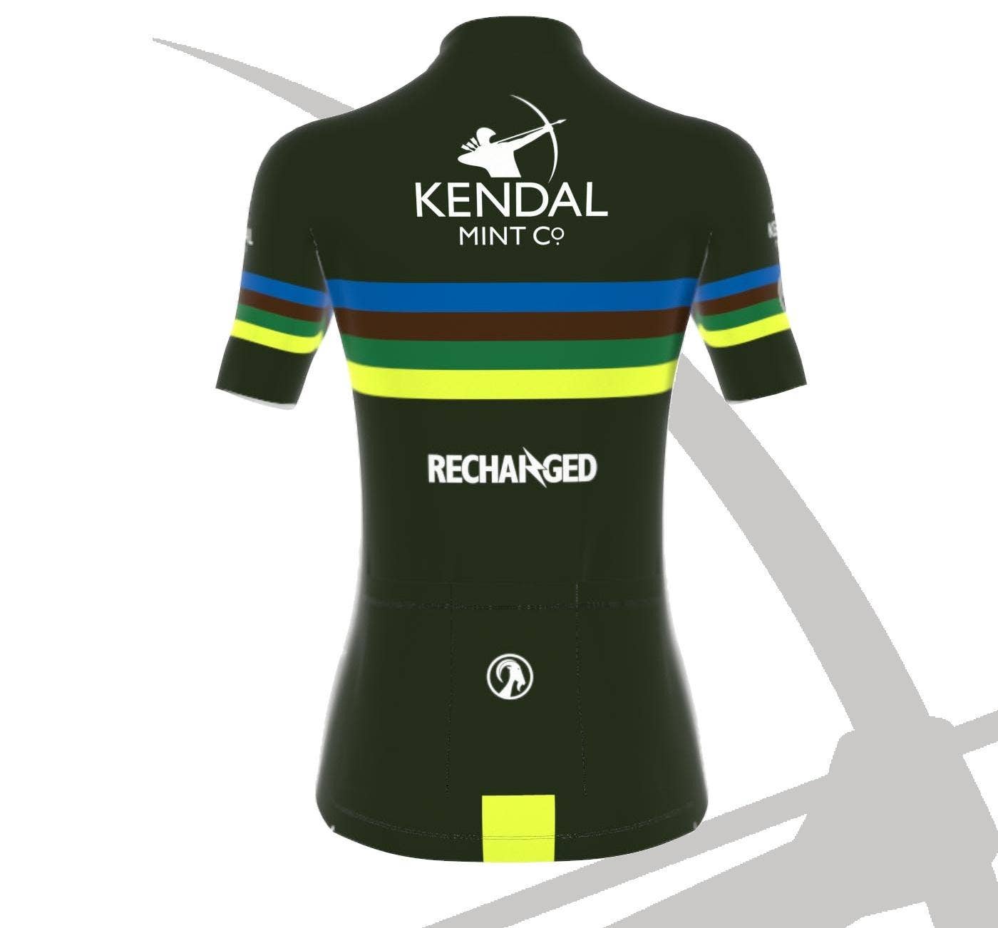 Kendal Mint Co® - Wholesale Sporttop - Dames - Kendal Mint Co® X Stolen Goat Bodyline Fietsshirt - Dames (2021)2