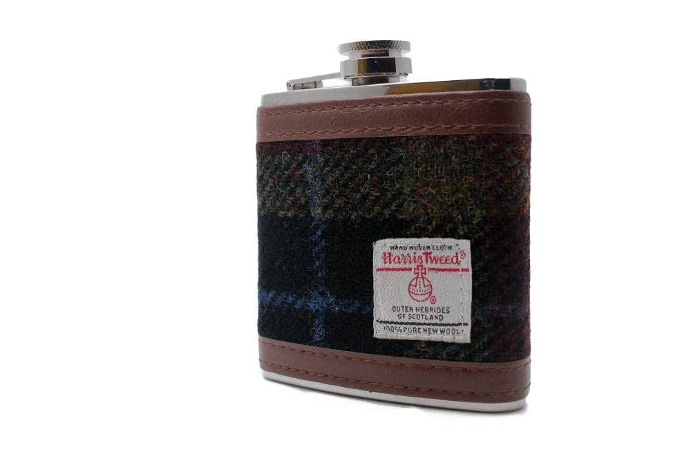 The Scotland Kilt Company – Großhandel Taschenflasche – Hüftflasche Harris Tweed, 6 Unzen, 10 Farben2