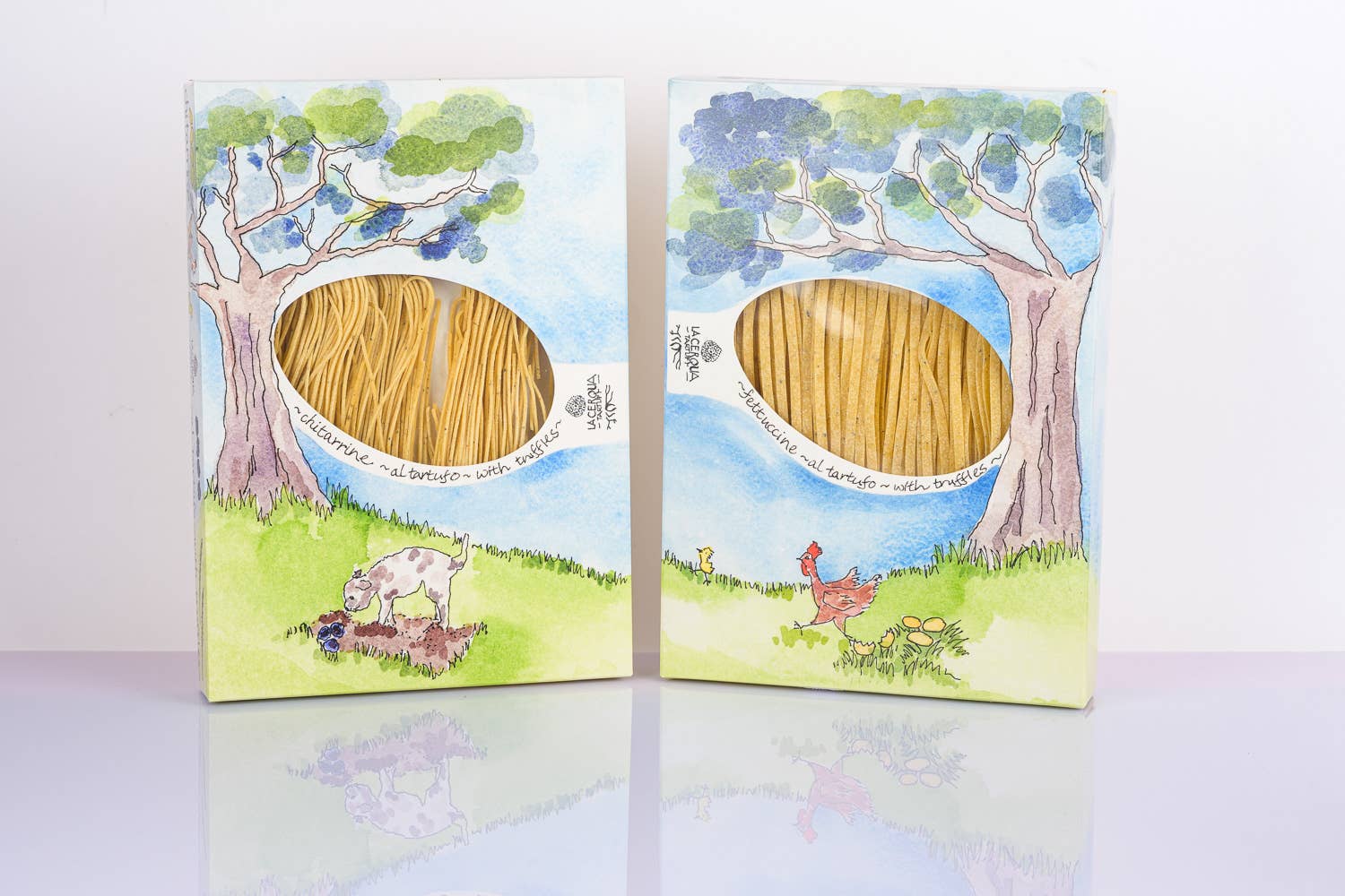 La Cerqua Tartufi - Wholesale Pasta - Great Taste Award 2024 Chitarrine & Italian Truffles, 250g2