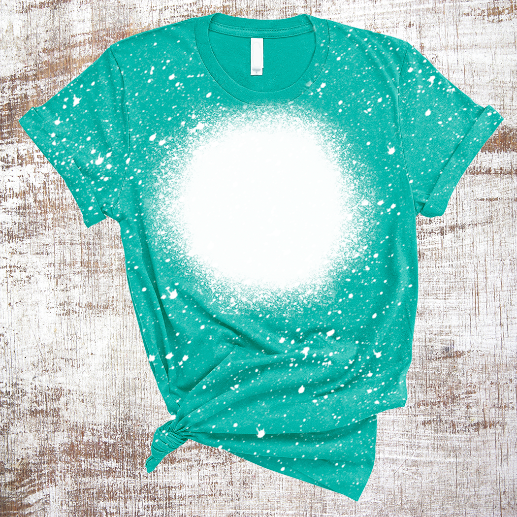 Sweet Tees - Wholesale Sublimation Blank T-Shirt - Women's - Sublimation Blank Shirts BLANK Bleached Tee Shirts Circle13