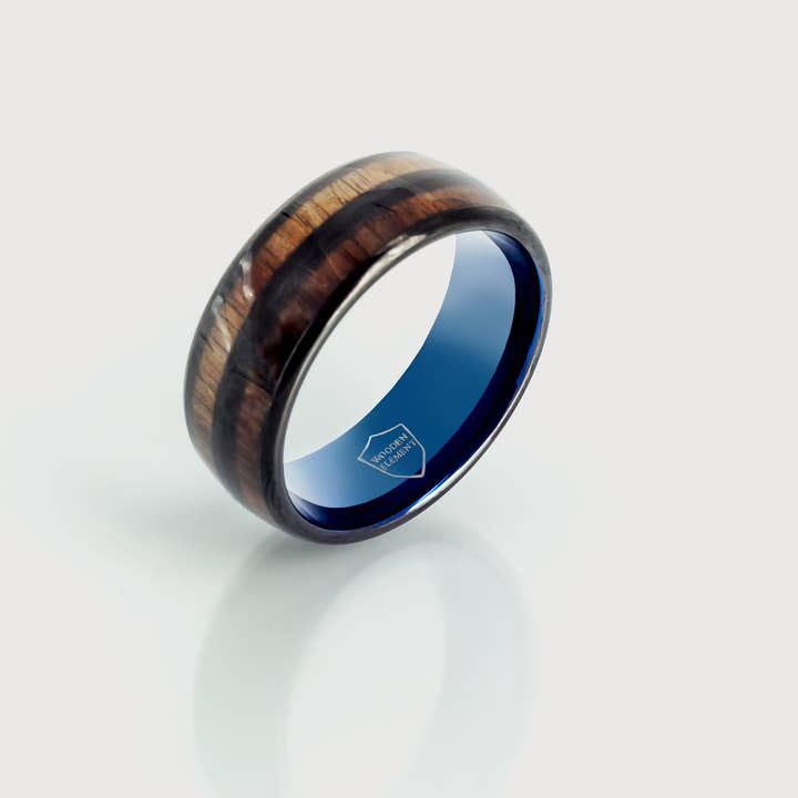 Wooden Element - Vendita all'ingrosso Anello midi/a fascia - Anello Bourbon2