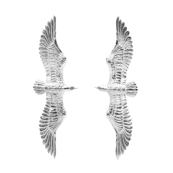 Bird Øreringe - Massiv Sølv for engroshandel hos Carolinne B