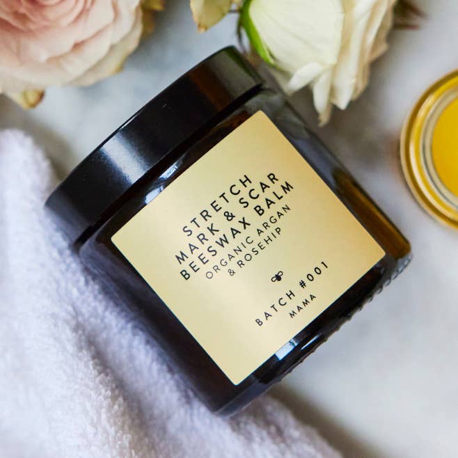 NEW! Stretch Mark & Scar Beeswax Balm - Mother & Baby for wholesale by Batch #001