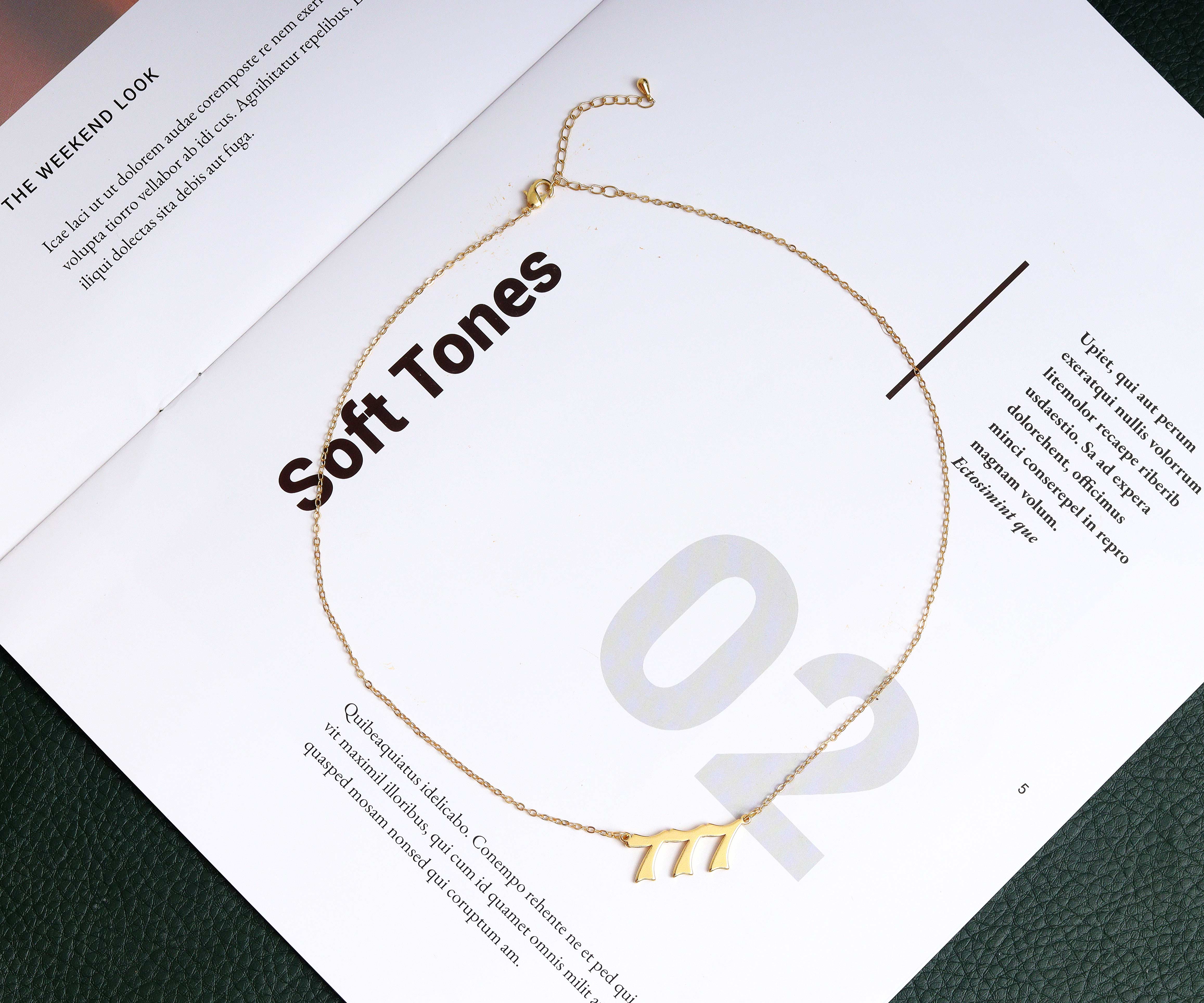 BestBeads&Beyond - Wholesale Pendant/Charm Necklace - Angel Number Necklace, Sku#Y6812