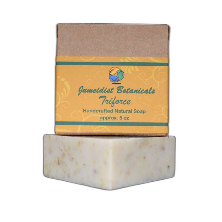 Pain de savon Triforce pour la vente par Jumeidist Botanicals®