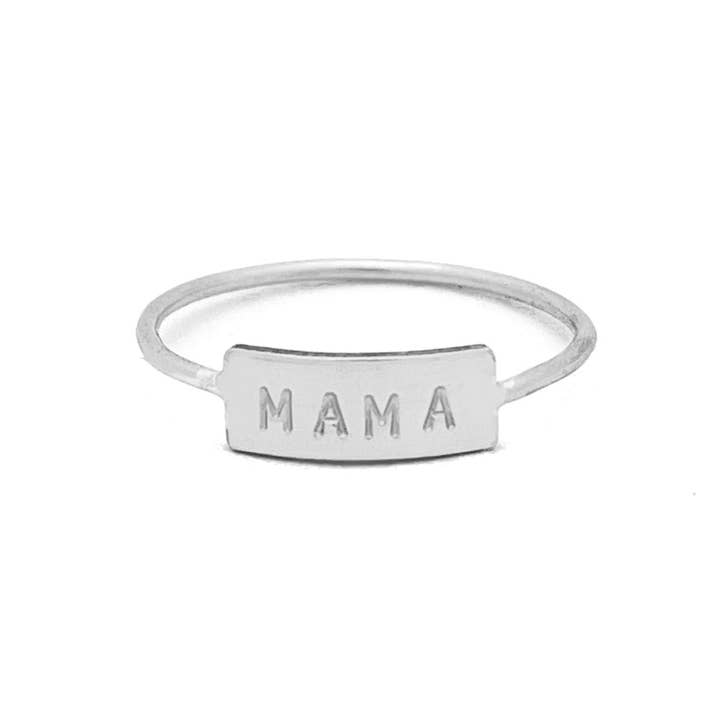 Barberry & Lace Handmade Jewelry - Wholesale Band/Stacked Ring - Mama Bar Ring | 14k Gold Fill & Sterling Silver