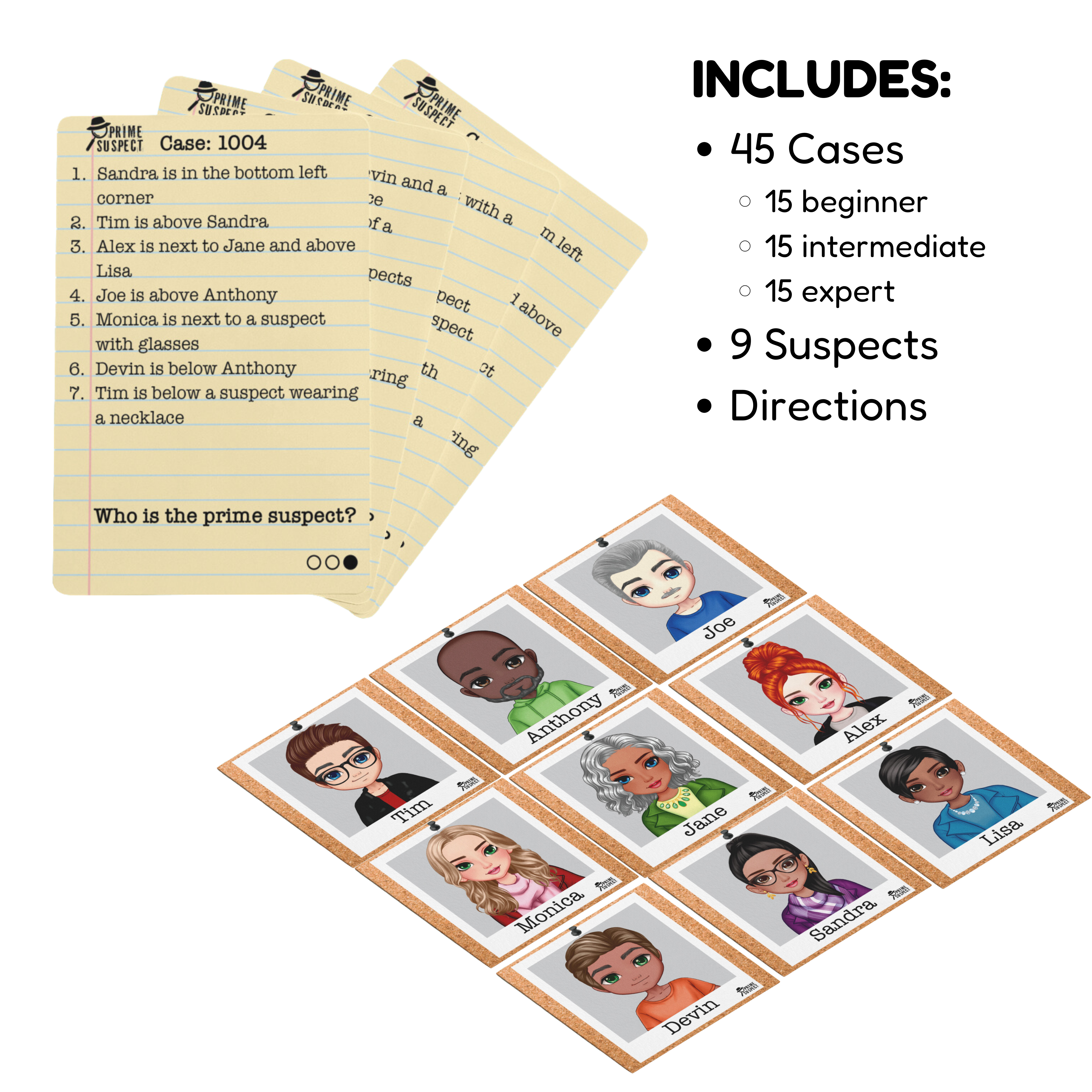 Fun Squared Games - Wholesale Brain Game - Kids - Prime Suspect: Original4