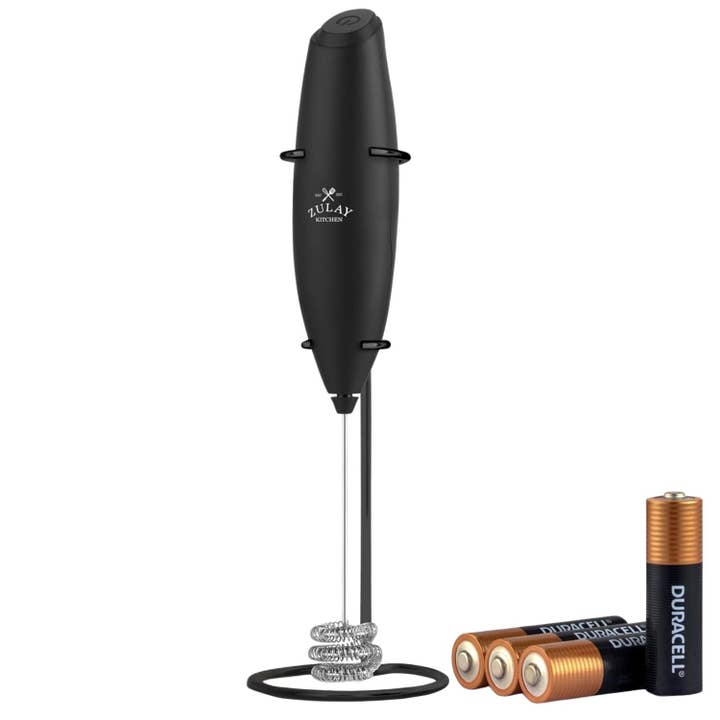 Zulay Kitchen - Vendita all'ingrosso Utensile/attrezzo da cucina - Frullino Montalatte Tornado – Include 4 batterie AA7