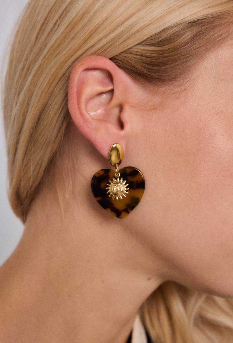 Gold Stainless steel earrings 124RX185 for wholesale on Faire1