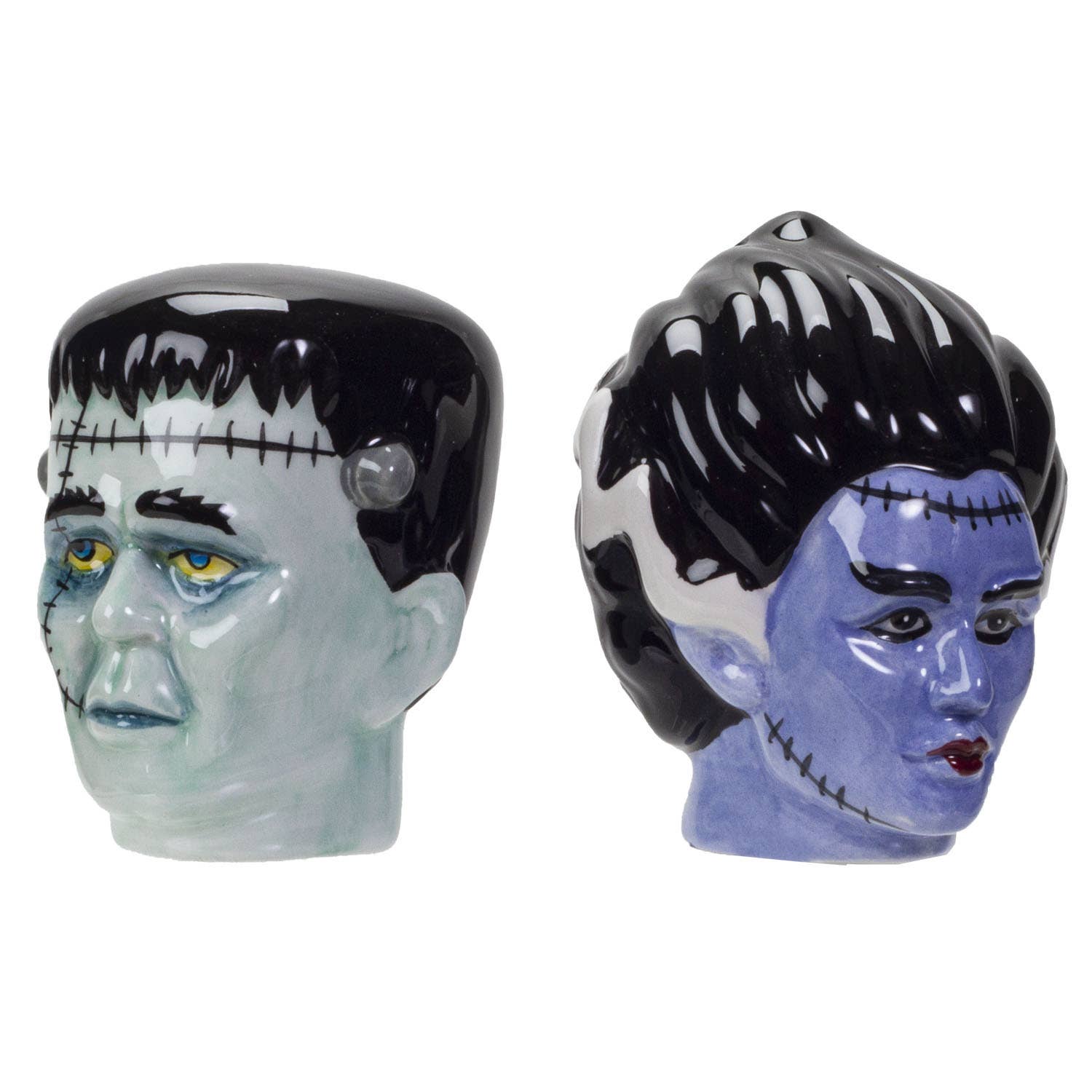 Pacific Trading - Wholesale Salt & pepper shaker set - Mr. & Mrs. Frankenstein Salt and Pepper Shakers Set2