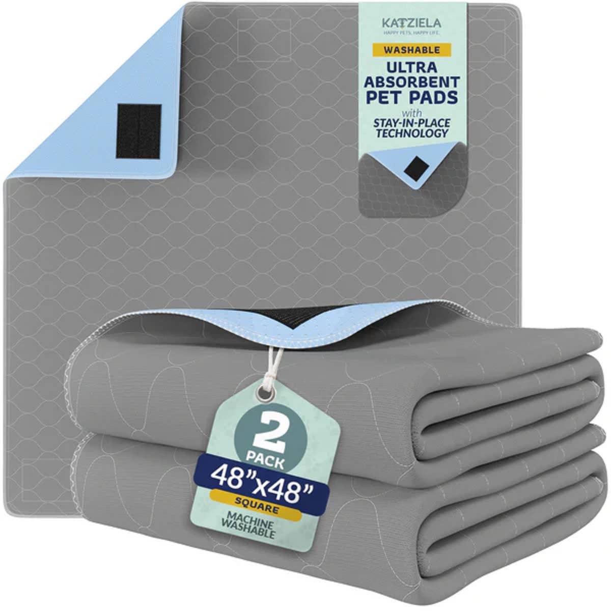 Katziela – wholesale Pet cleaning supplies – Katziela Quick-Drying Washable Pee Pads for Dogs Waterproof 0