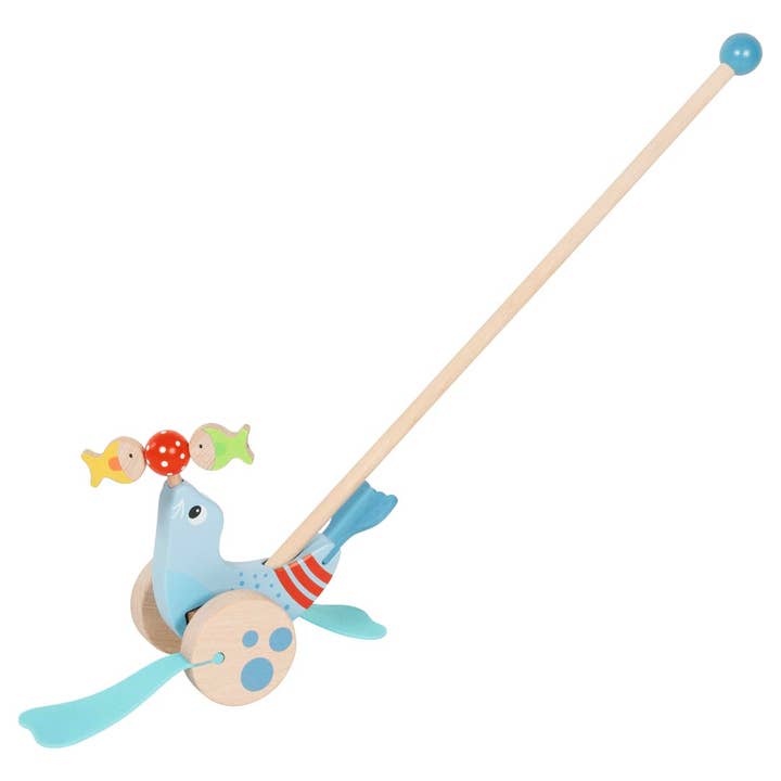 Push-along animal - Seal for wholesale by Goki America