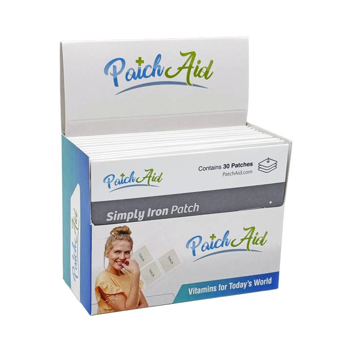 PatchAid - Wholesale Oral Supplement/Vitamin - Simply Iron Patch - Gentle & Effective Iron Supplement