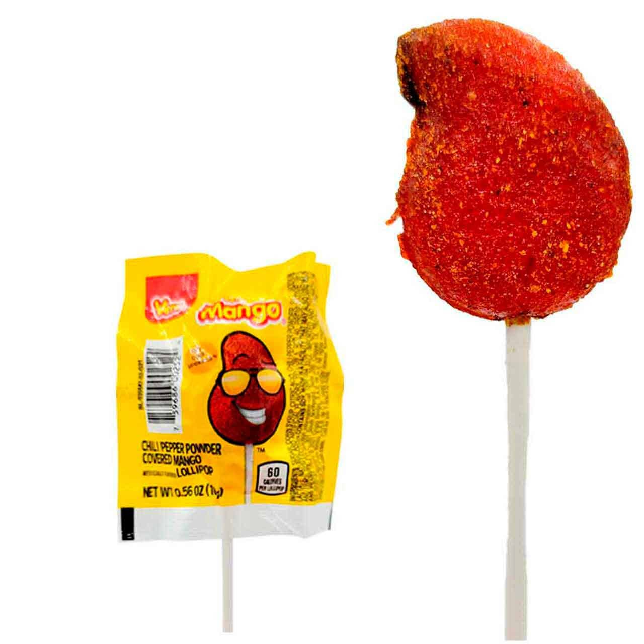 Food Crush Corp - Wholesale Lollipop - Vero Mango Lollipops Mexican Candy (Bags of 40)1
